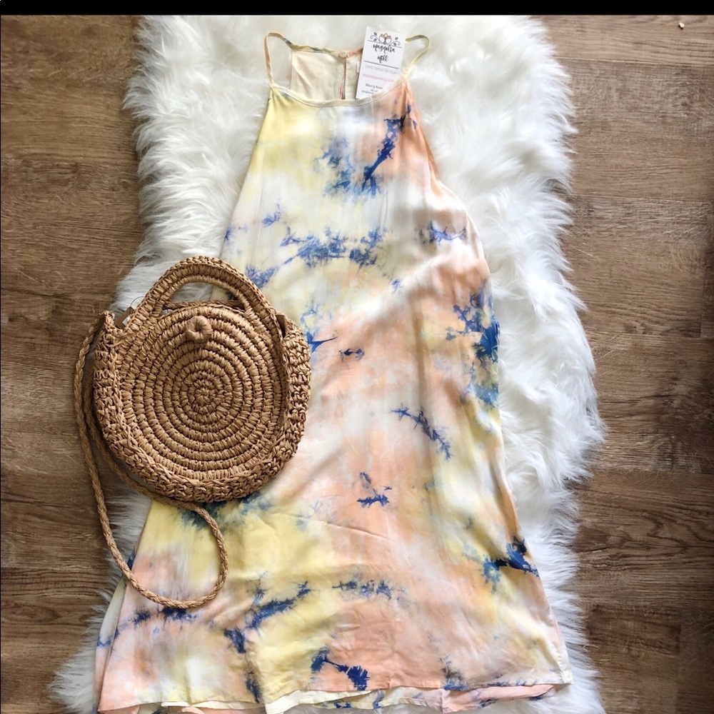 Tie dye sorbet dress
